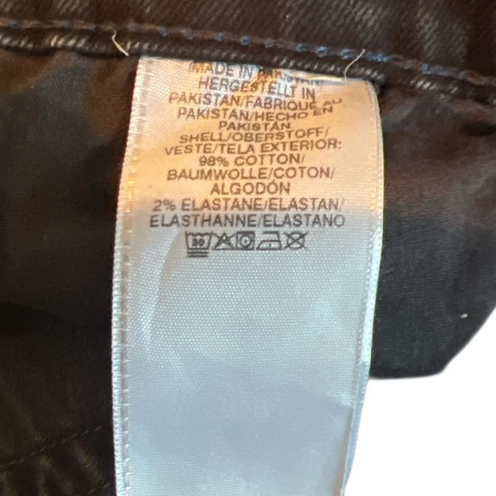 True Religion Rocco Moto Slim Fit Jeans Dark‎ Wash Mens 36x33